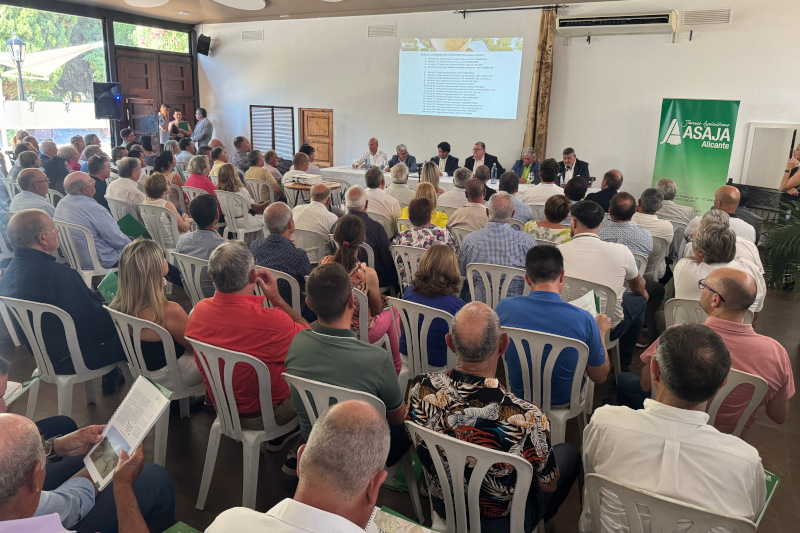 José Vicente Andreu Marcos ha sido reelegido presidente de ASAJA Alicante durante la Asamblea Ordinaria