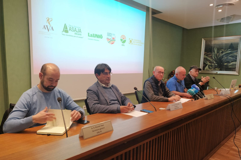 Las organizaciones agrarias y cooperativas anuncian una nueva fase de movilizaciones en la Comunidad Valenciana